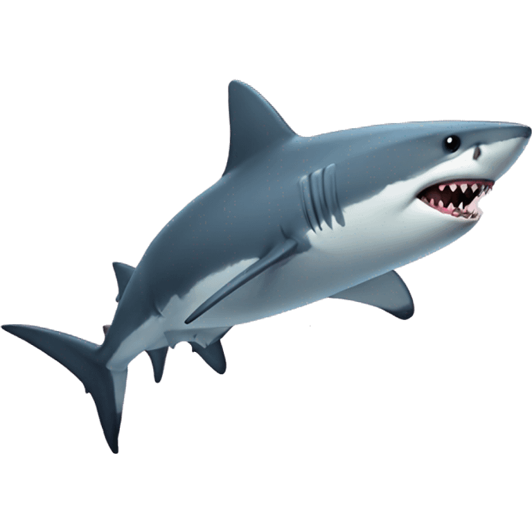 Super shark emoji