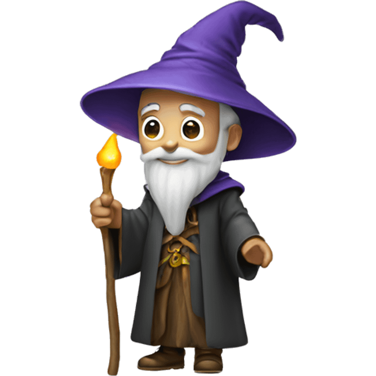 wizard with rainbow  emoji