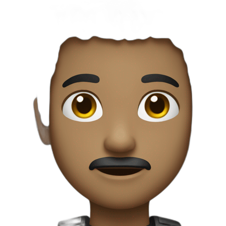 Moto noire emoji