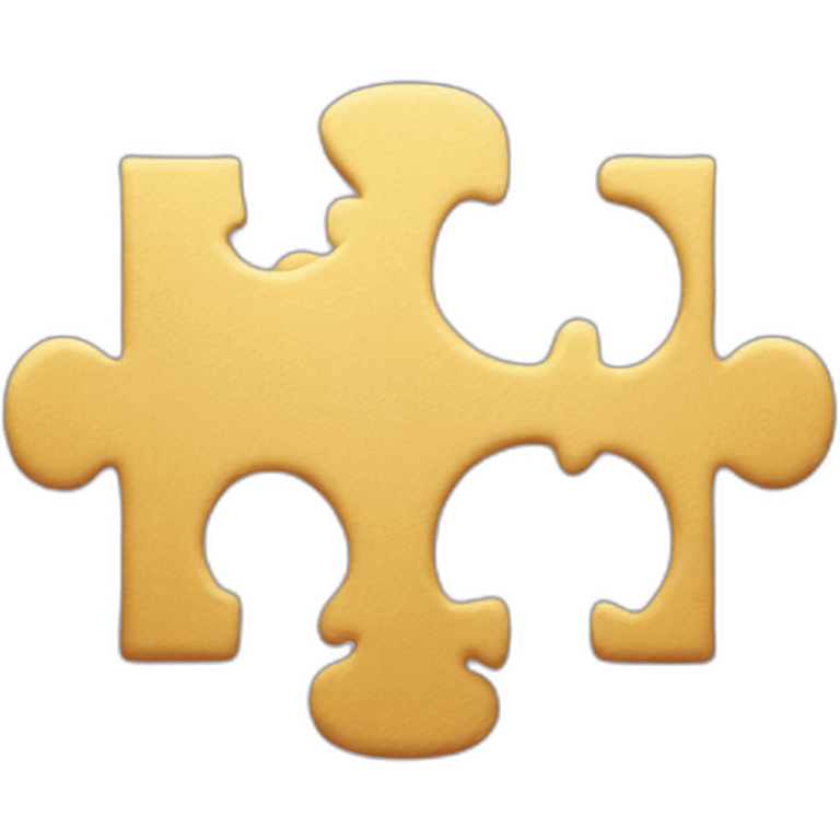 puzzle piece inner 100 number emoji