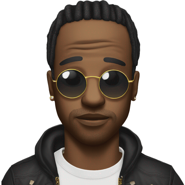 travis scott with eyepatch emoji