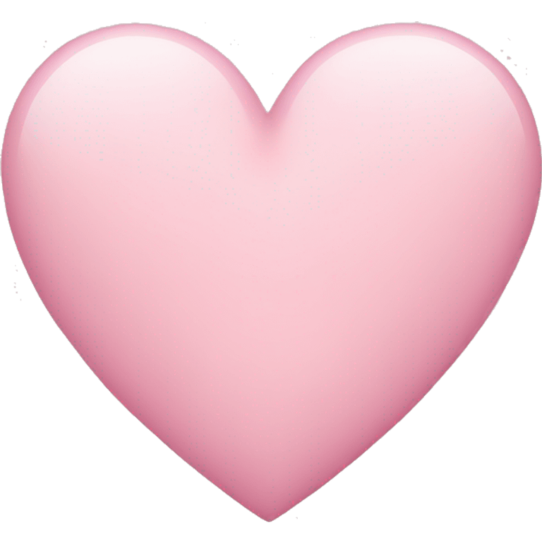 light pink heart emoji