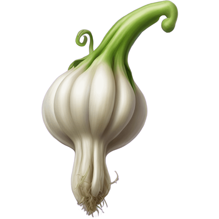 Alien garlic  emoji