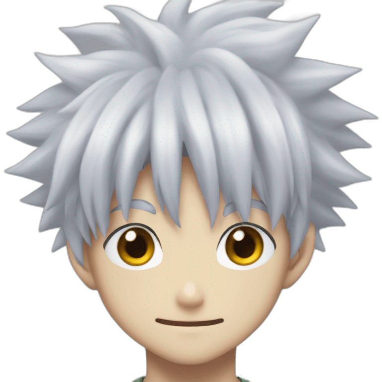 killua from hunter x hunter emoji