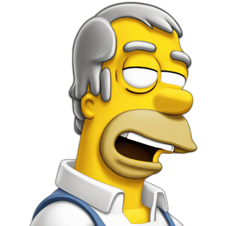 Homer simpson jugeant emoji