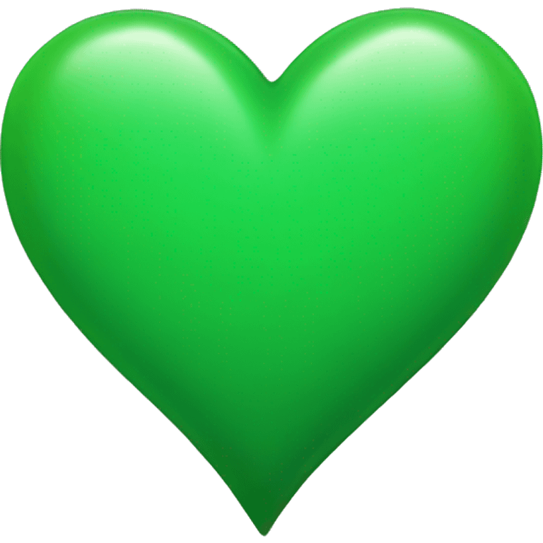 green heart emoji