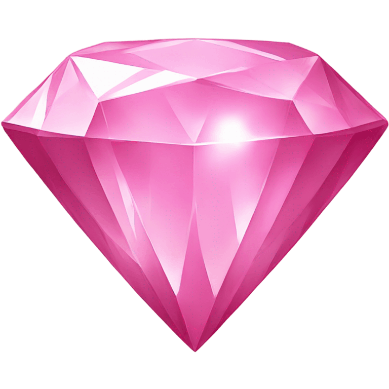 Pink diamond emoji