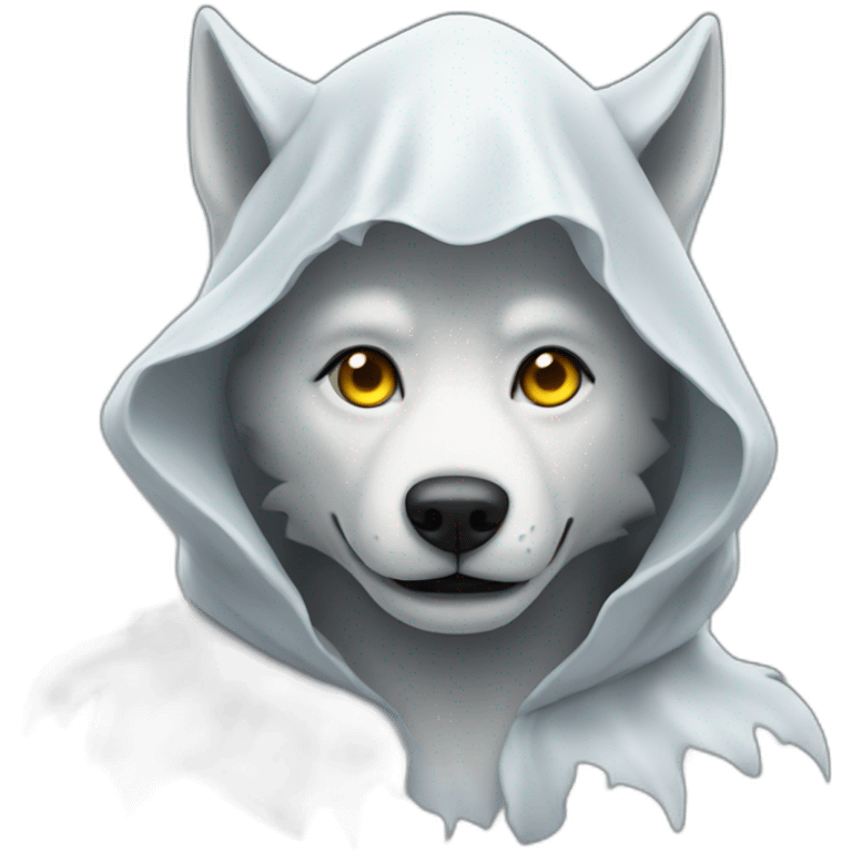 ghost of wolf emoji