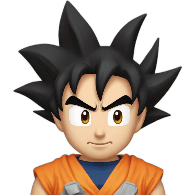 does goku clean nuts? emoji