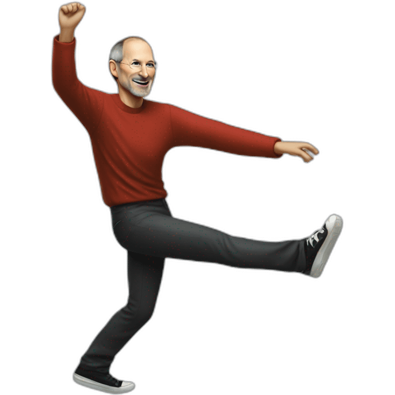 steve jobs dancing emoji