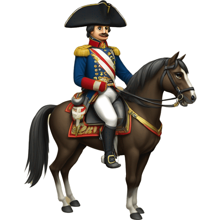 Russian cavalier of the Napoleonic Wars emoji