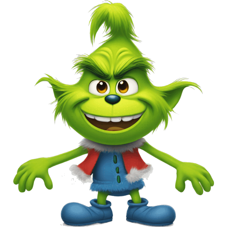 Grinch mickey emoji