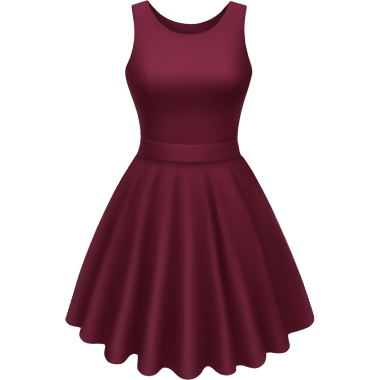 Burgundy cocktail dress emoji