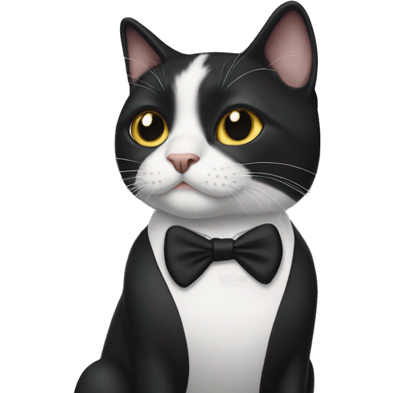 tuxedo cat emoji