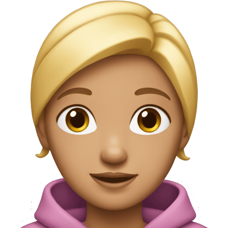 The girl's icon should feature soft, rounded shapes with a feminine symbol, using a pink or light purple color scheme. emoji