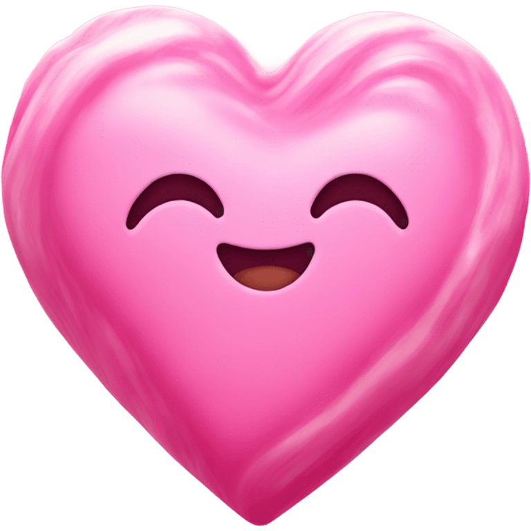 taffy pink heart emoji