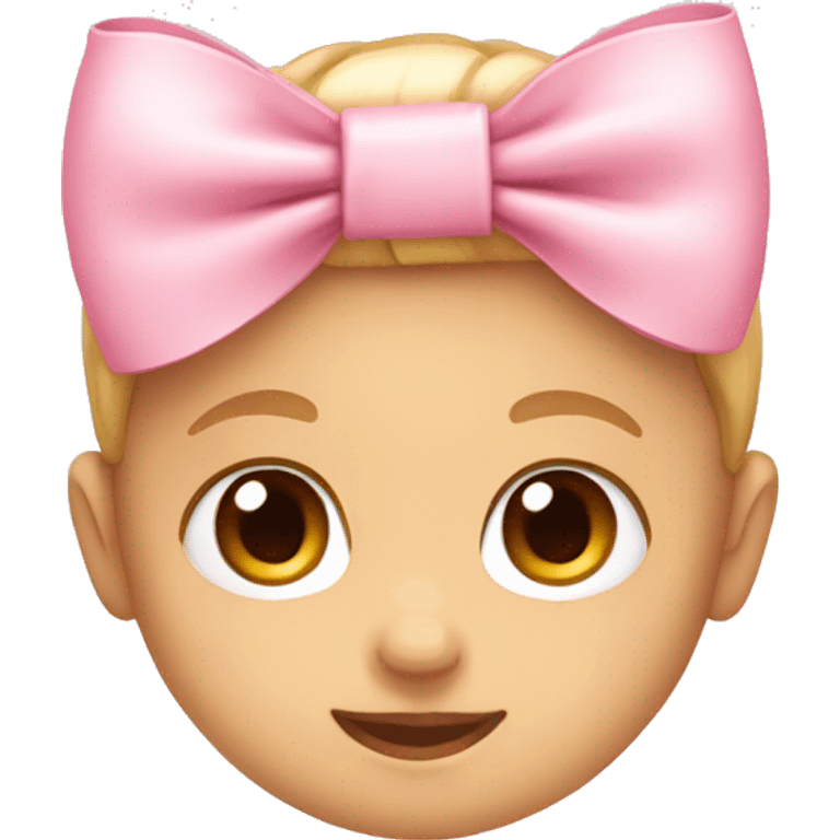 baby pink bow emoji