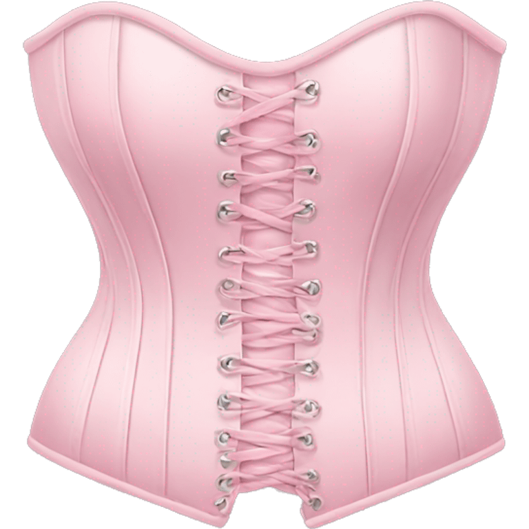 Pastel pink corset  emoji