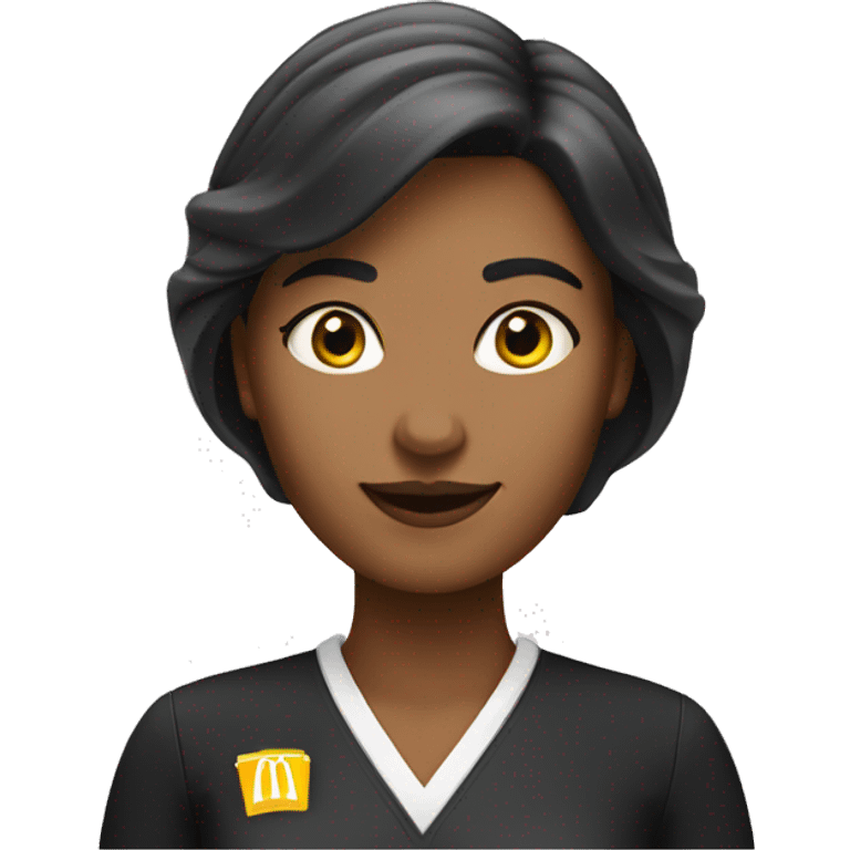 Mc Donalds cashier woman  emoji