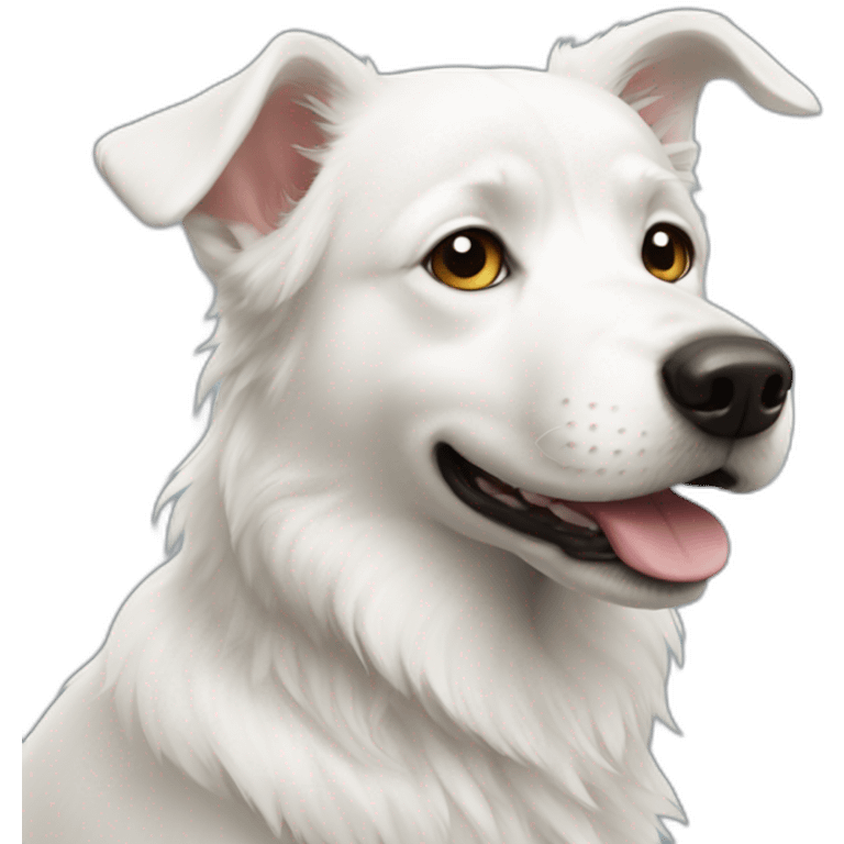  White Dog emoji