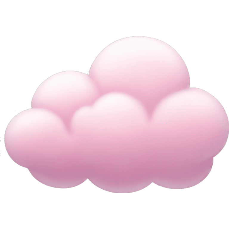 pastel pink cloud emoji