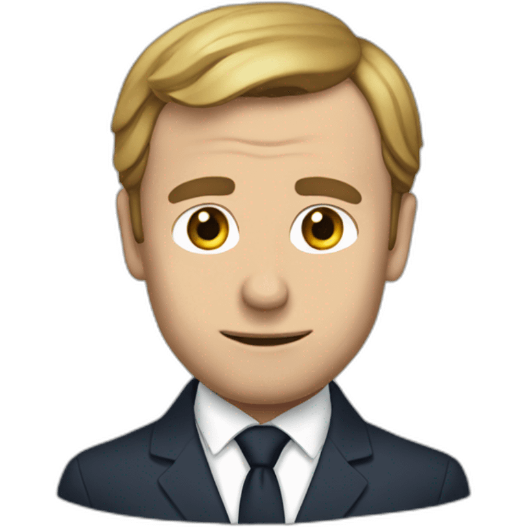 Macron pleure emoji