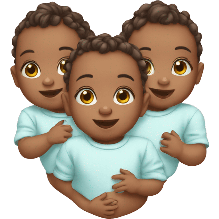 baby triplets emoji