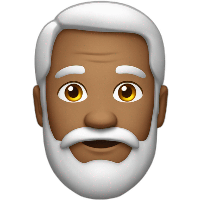 Père Noël musclé  emoji