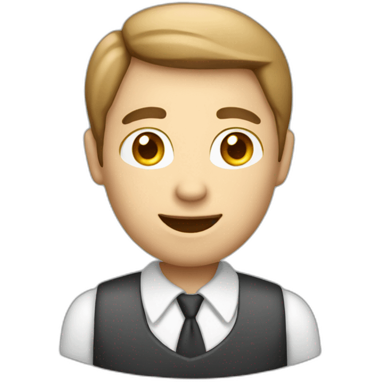 A telephone customer service staff emoji