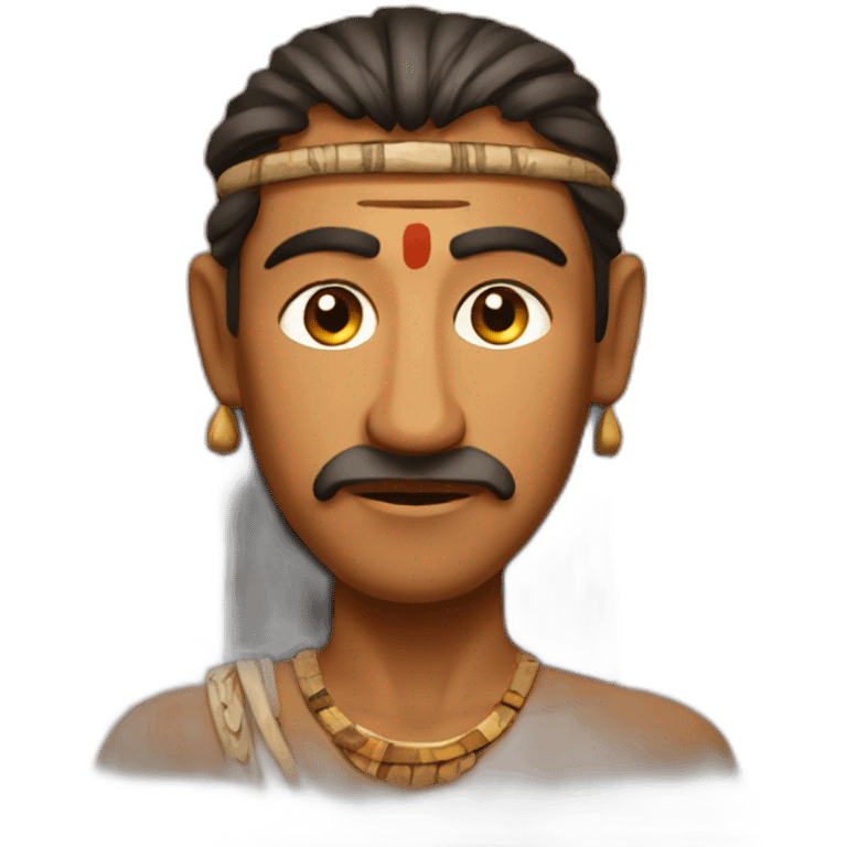 Indian in 2500 bc emoji