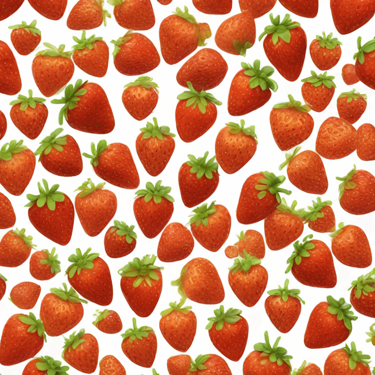 juicy strawberry emoji