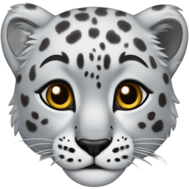 snow leopard emoji