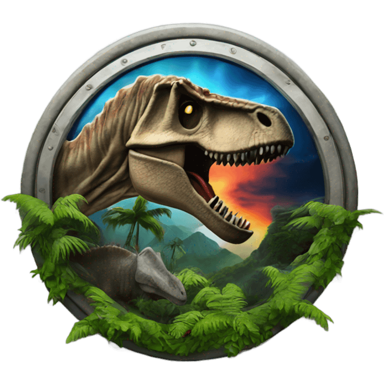 Jurassic Park logo emoji