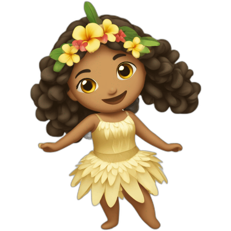 Danseuse tahitiennes   emoji