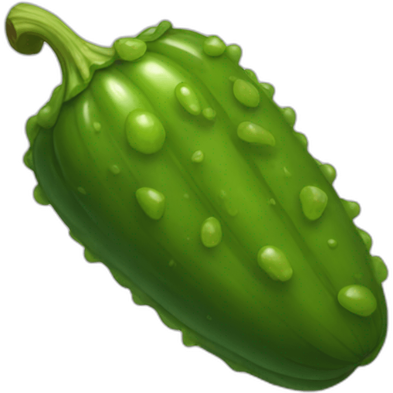 green-pickle emoji