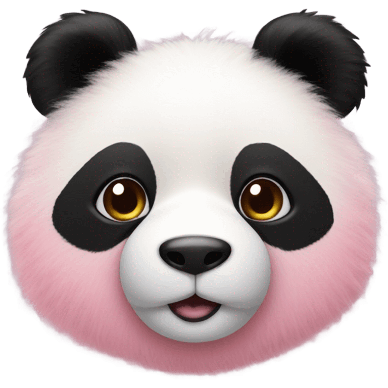 Pink panda emoji