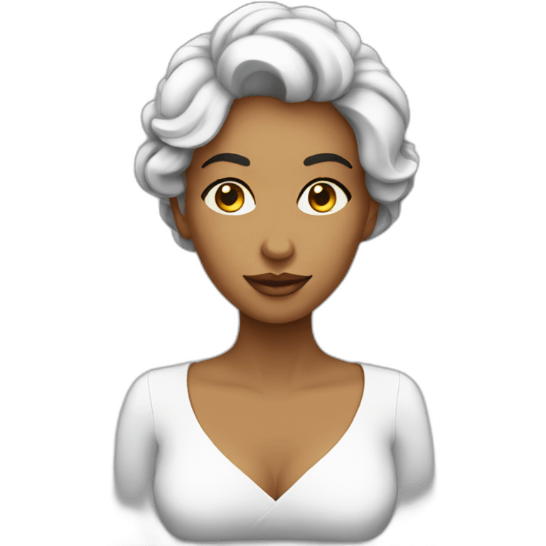 sassy-author-woman-white emoji