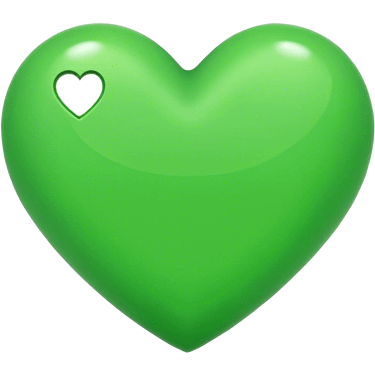 Green heart  emoji