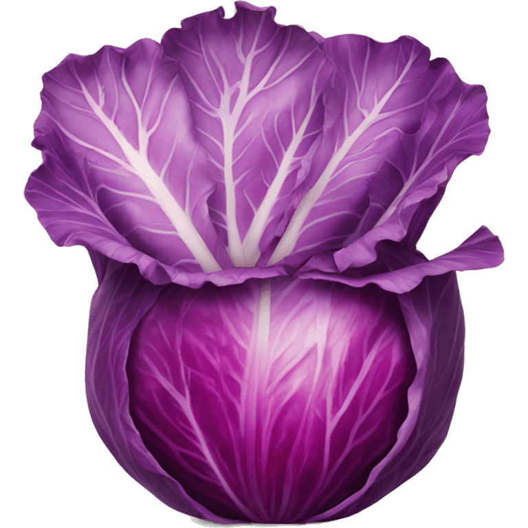 red cabbage emoji