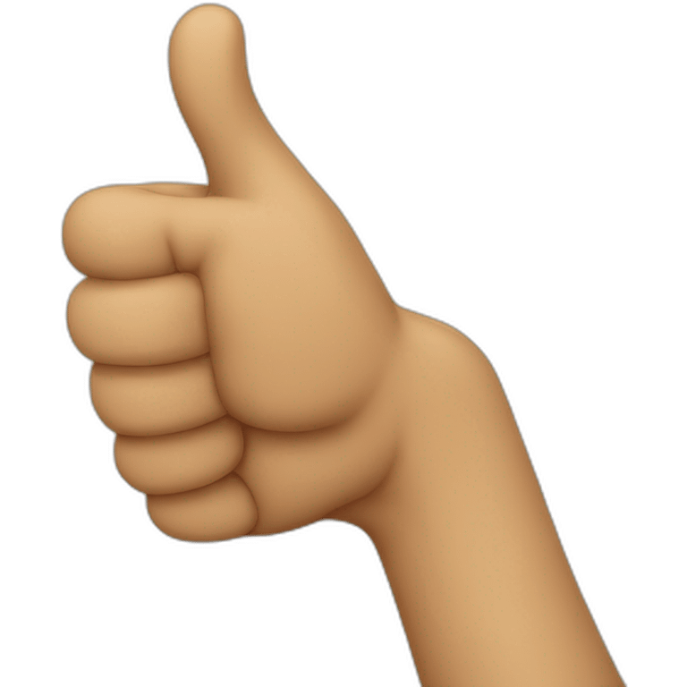 Big thumbs up emoji