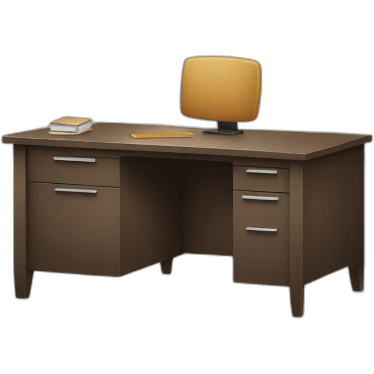 Office desk emoji