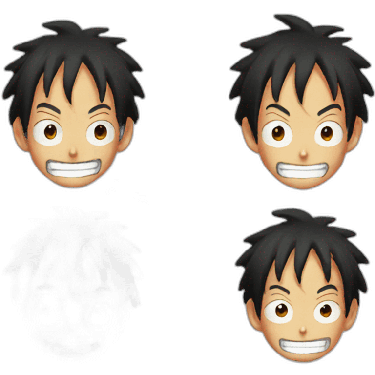 Luffy from one piece emoji