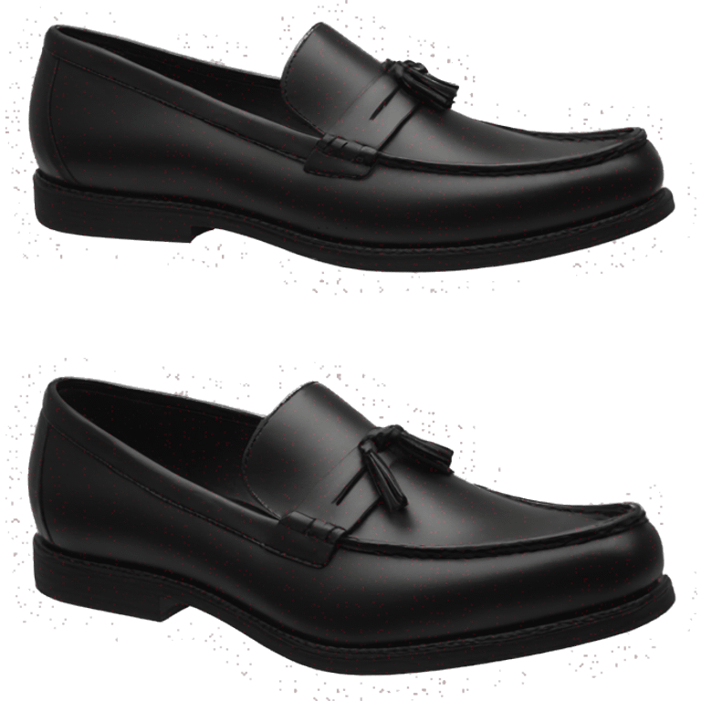 Loafers black emoji