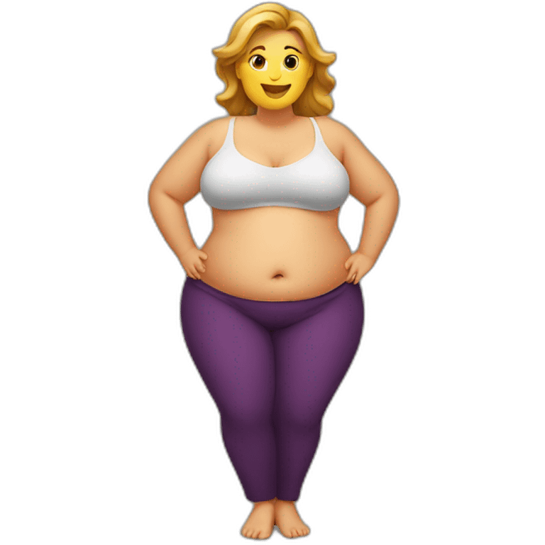 obese-woman-big-belly emoji