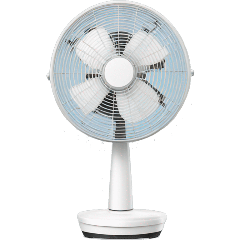 Cute white classic Stand fan emoji