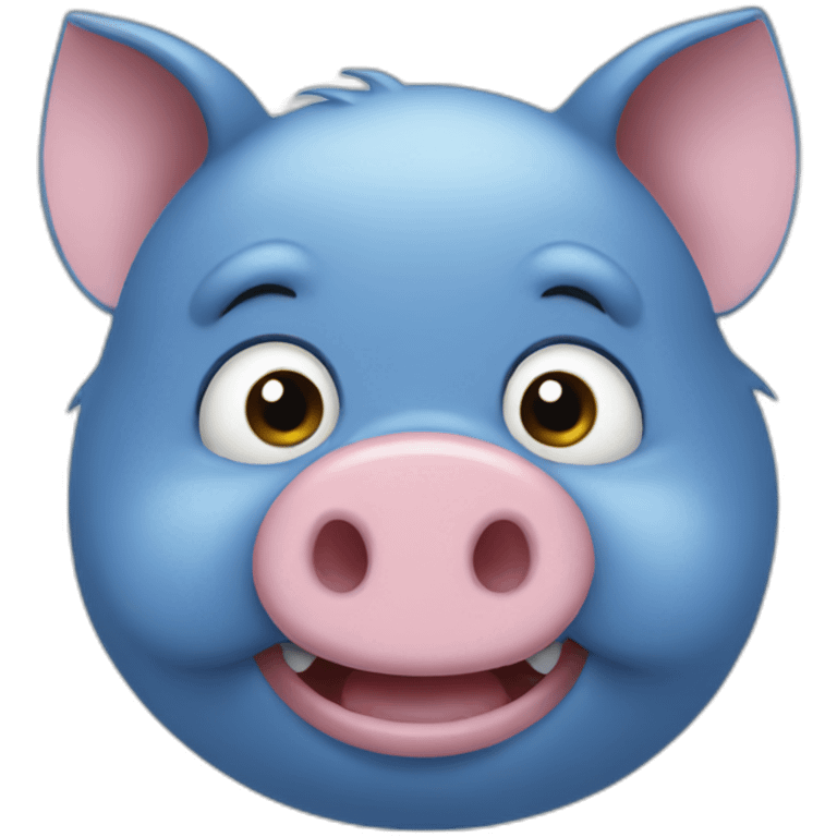 blue pig emoji