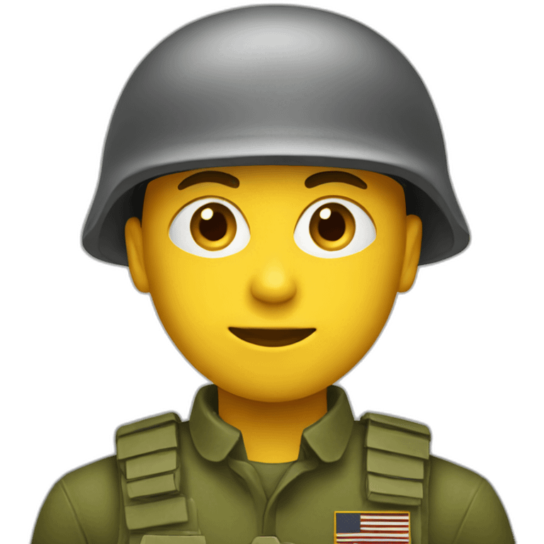 Soldier emoji