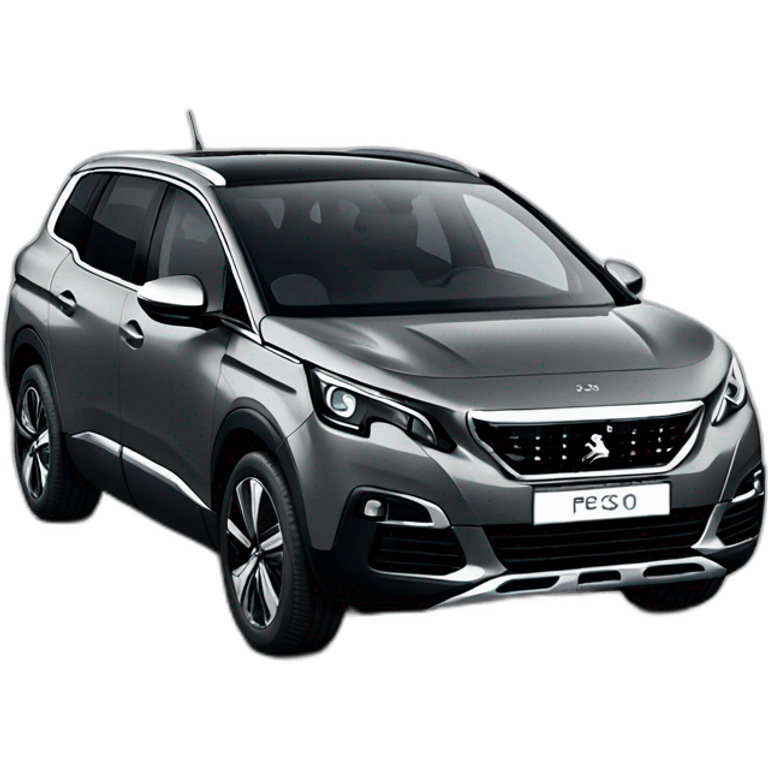 Grey Peugeot 5008 emoji