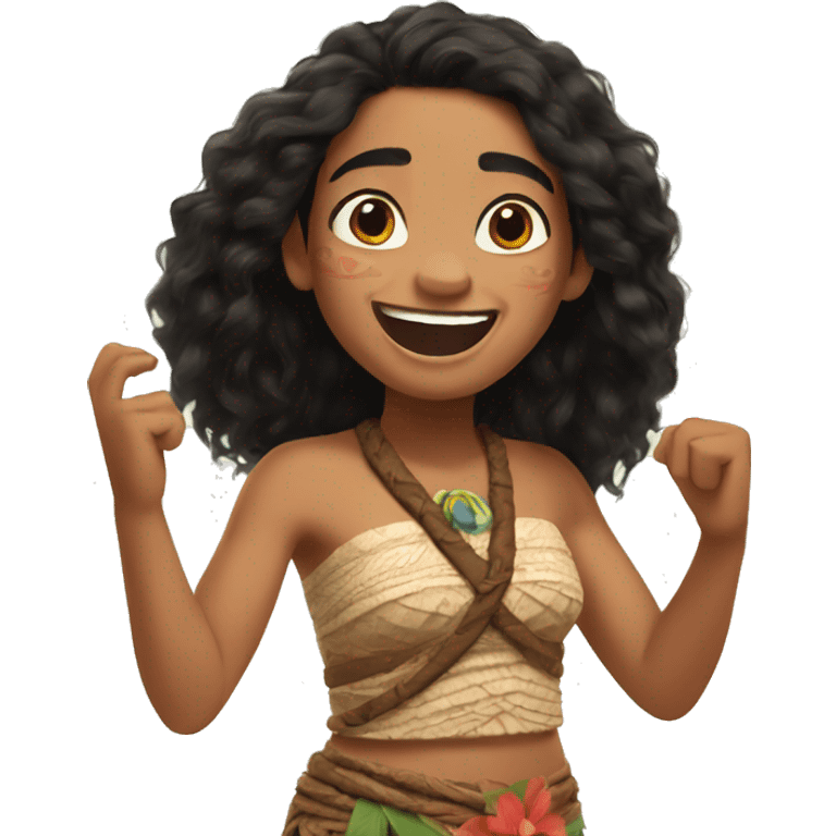 MOANA HAPPY emoji