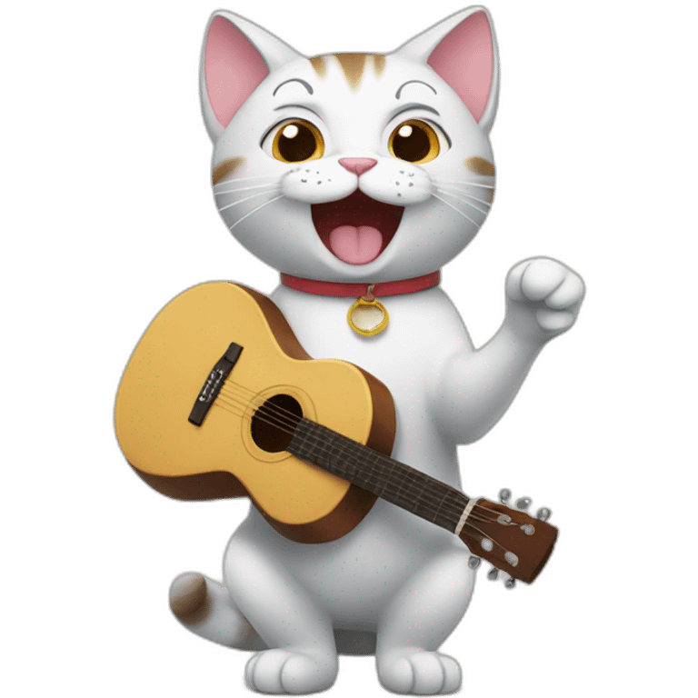 cat sing a song emoji